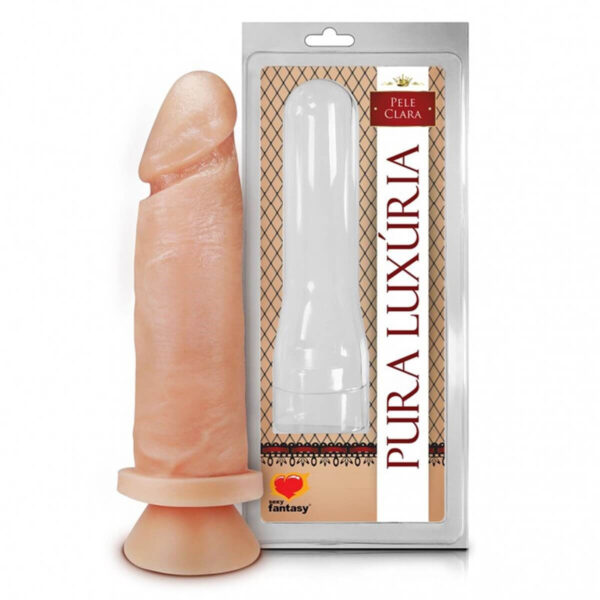 PV002_1 Prótese Pura Luxúria Realístico com Ventosa 15,3x4,5 cm Sexy Fantasy