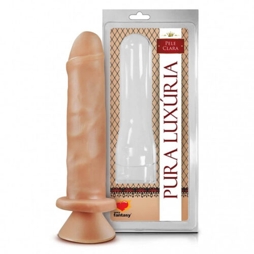 PV003_1 Prótese Pura Luxúria Realístico com Ventosa 17,4 x 4cm Sexy Fantasy