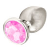 Plug Anal com Cristal Brilhante em Cores Tamanho G Our Moment Import