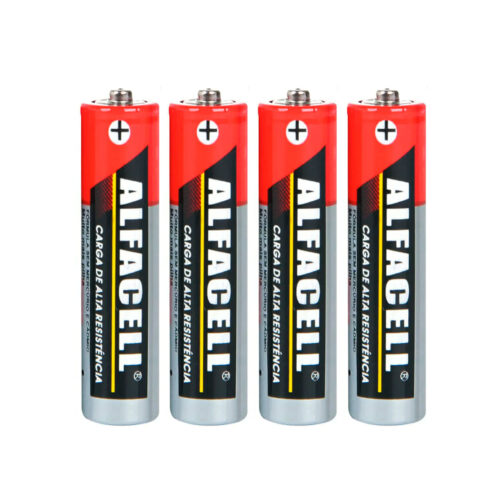 R03P4SC_1 Pilha Comum Palito AAA 1.5V com 4 Unidades Alfacell