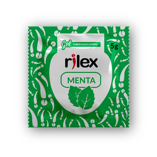 R283_1 Gel Lubrificante com Aroma de Menta em Sachê 5g Rilex