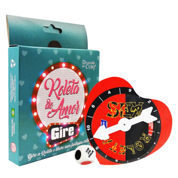 RC-01_1 Roleta do Amor Jogo Erótico para Casal Diversão ao Cubo