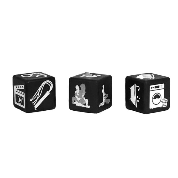 RD-01_2 Dice Romantic Dados Eróticos com Fetiche, Posição e Lugar Diversão ao Cubo