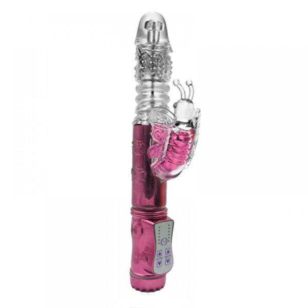 Vibrador Rotativo Vai e Vem com 36 Nível de Pulsação e Estimulador Vip Mix