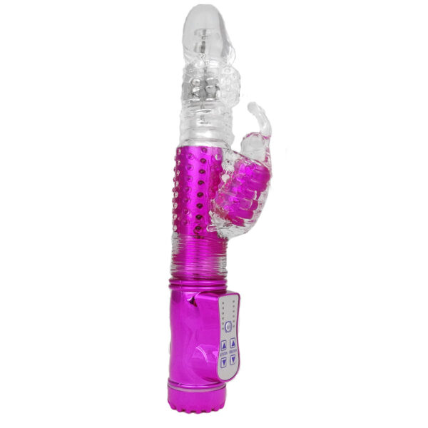 Vibrador de Borboleta Rotativo Vai e Vem com 36 Modos de Variação