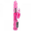 RT019-Rosa_1 Vibrador Recarregável Ponto G com Estimulador Clitoriano com 12 Modos de Vibração Miss Collection