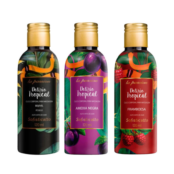 S3861-Framboesa_2 Óleo de Massagem Delírio Tropical Beijável 120ml Sofisticatto