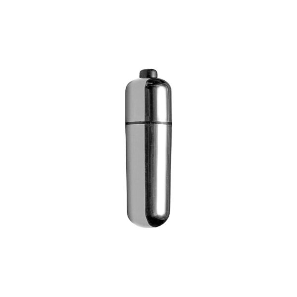 S5163-Prata_1 Mini Vibrador Estimulador Clitoriano Power Bullet com 10 Vibrações Sexy Import