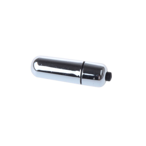 S5163-Prata_3 Mini Vibrador Estimulador Clitoriano Power Bullet com 10 Vibrações Sexy Import