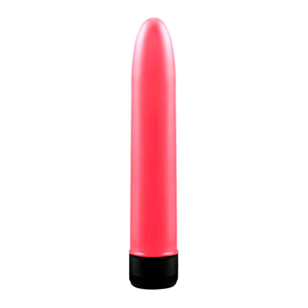 S5183-Pink_1 Vibrador Personal Clássico com Textura Aveludada 18x2,3cm Sexy Import