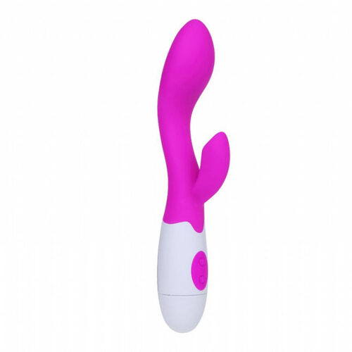 S5222-Roxo_1 Brighty Vibrador com Estimulador Clitoriano 30 Vibrações Sexy Import