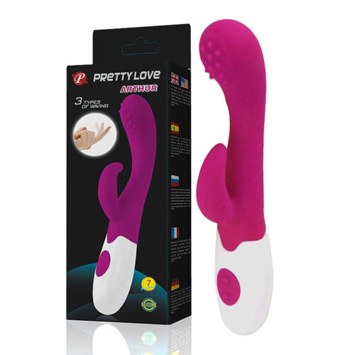 S5224-Pink_1 Pretty Love Arthur Estimulador Ponto G e Clitoriano com Movimento Sexy Import
