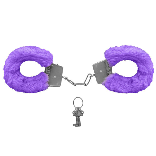 S5268-Lilas_1-1 Algema de Metal PelĂșcia Revestida Fur Love Cuffs Sexy Import