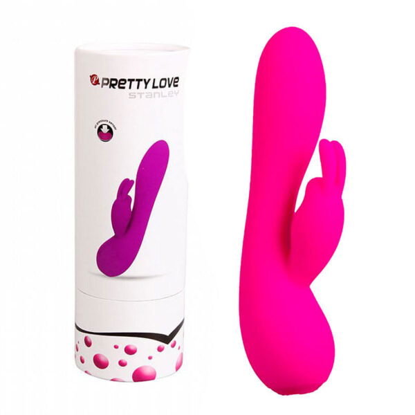 S5323-Pink_1 Pretty Love Stanley Vibrador com 12 Velocidades Vibra com Pressão do Ar Miss Collection
