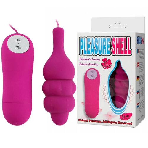 Pleasure Shell Bullet com Conrole Remoto e 12 Vibrações Miss Collection