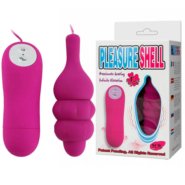 Pleasure Shell Bullet com Conrole Remoto e 12 Vibrações Miss Collection