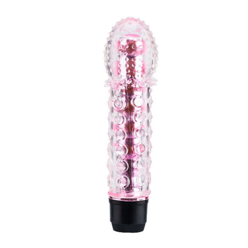 S5463-Rosa_1 G-Spot Vibrador Personal com Capa Peniana Texturizada Sexy Import