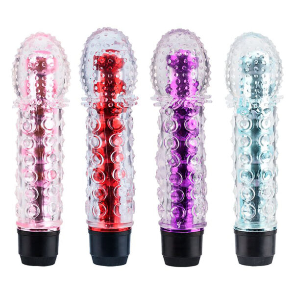 S5463-Vermelho_3 G-Spot Vibrador Personal com Capa Peniana Texturizada Sexy Import