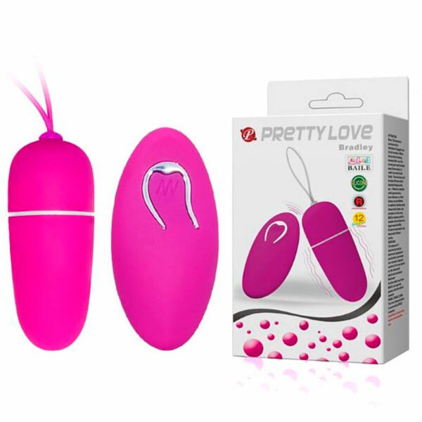 S5464_1 Pretty Love Bradley Bullet com 12 Vibrações e Controle Remoto sem Fio Sexy Import