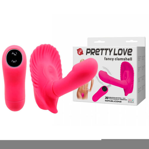S5468_1 Pretty Love Fancy Clamshell Massageador de Ponto G Miss Collection