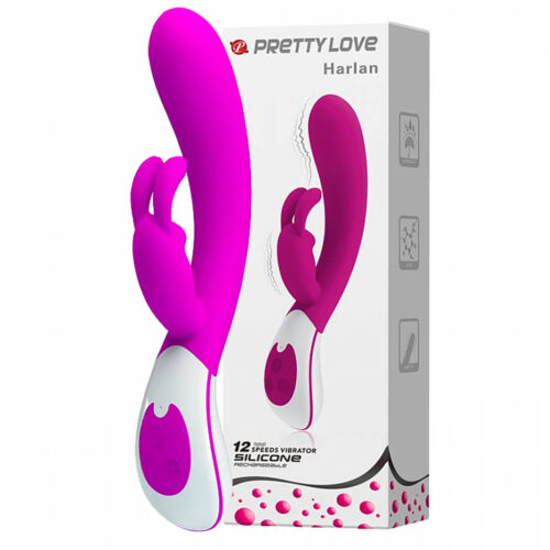 S5546_1 Pretty Love Harlan Vibrador Ponto G com 12 Vibrações Miss Collection