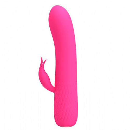 S5919-Rosa_1 Tim Massageador Feminino com Estimulador de Clítoris com 12 modos de vibração Recarregável Pretty Lo