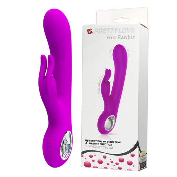 Pretty Love Hot Rabbit Massageador Feminino com 7 Modos de Vibração Sexy Import