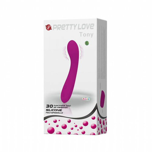 S6101-Roxo_1 Tony Pretty Love Vibrador Ponto G com 30 Modos de Vibração Sexy Import
