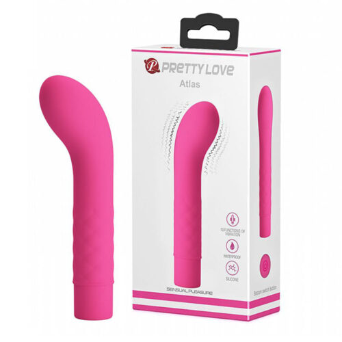S6120-Rosa_7 Pretty Love Atlas Vibrador com Curvatura e 10 Modos de Vibração Sexy Import