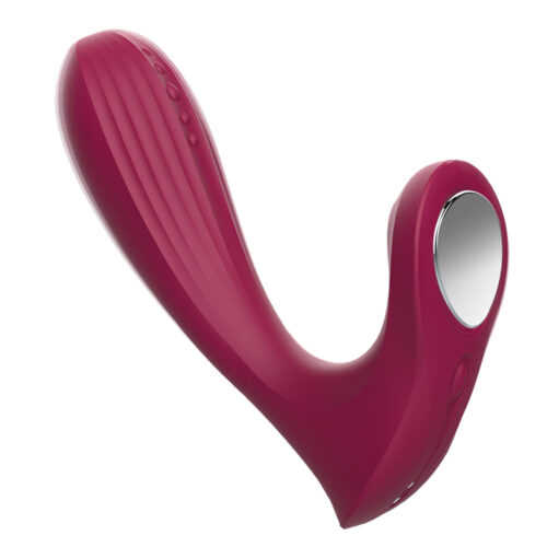 S7014-Vinho_1 S-Hande Whale Estimulador de Ponto G e Clitoris com 9 Modos de Vibração Sexy Import