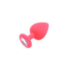 Plug Anal Redondo em Silicone com Pedra Sexy Import