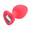 S7206-M-Pink_1 Plug Anal de Coração em Silicone com Pedra Sexy Import