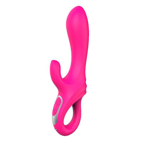 S7248-Pink_1 S-hande Daggers Vibrador de Ponto G e Clitóris com 9 Modos de Vibração Sexy Import