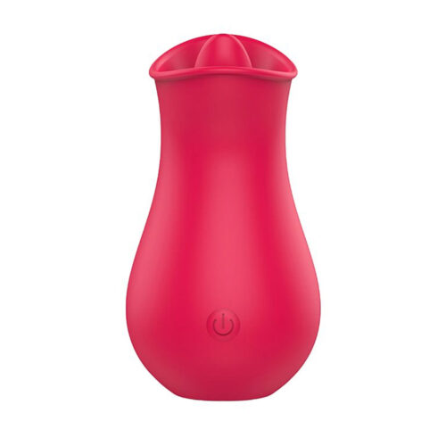 S8203-Pink_1 Lira Vibrador de Clitóris com Língua em Formato Rosa e 10 Modos de Estimulação Sexy Import