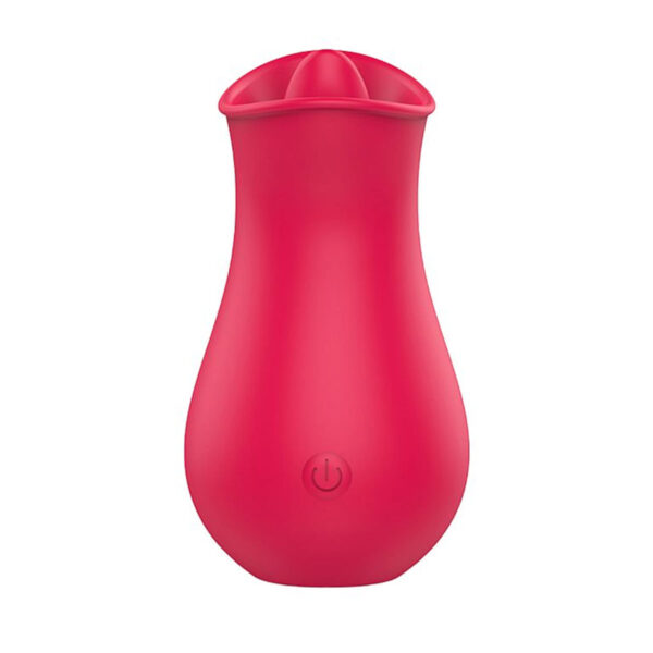 S8203-Pink_1 Lira Vibrador de Clitóris com Língua em Formato Rosa e 10 Modos de Estimulação Sexy Import