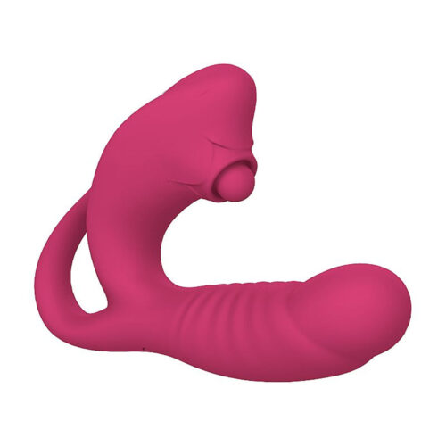 S8322-Pink_1 Vibrador de Ponto G e Clitóris com 10 Modos de Vibração Sexy Import