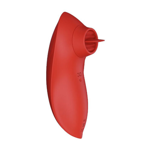 S8347-Vermelho_1 Vibrador de Clitóris com Língua Estimuladora Sexy Import