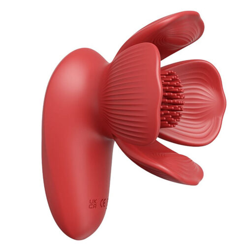 Vibrador de Clitóris Formato de Rosa Vecna 10 Modos de Vibração e 10 Modos de Abre e Fecha Sexy Impo