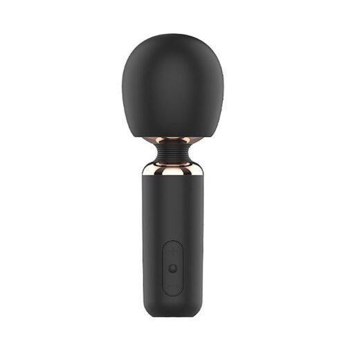 S8472-Preto_1 Max Vibrador Varinha Mágica 15 Modos de Vibração Sexy Import