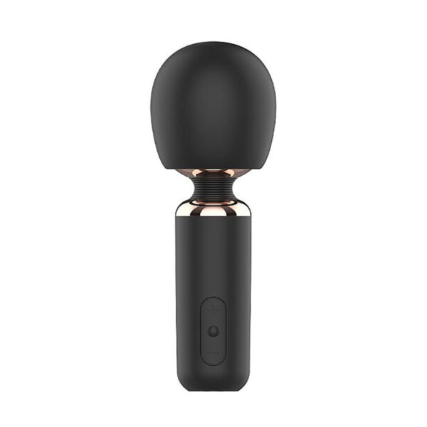 S8472-Preto_1 Max Vibrador Varinha Mágica 15 Modos de Vibração Sexy Import