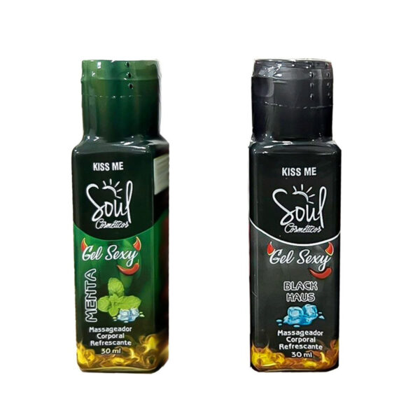 Kiss Me Ice Gel Sexy Massageador Corporal 30ml Soul Cosméticos