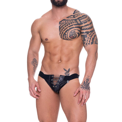 SDS012_1 Cueca Jock com Corrente Frontal SD Clothing