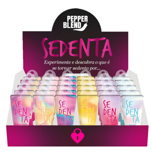 SEDENTA-1 Display Para Produtos Linha Sedenta 18g Pepper Blend