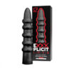 Estimulador Exxxplicit Love Black List Maciço 21 X 3,5 CM Sexy Fantasy