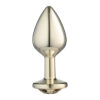 SF254-Dourado_2 Plug Anal M Metalizado com Pedra Linha Lite Plug Sexy Fantasy