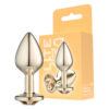SF254-Dourado_3 Plug Anal M Metalizado com Pedra Linha Lite Plug Sexy Fantasy