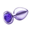 SF259-Roxo_1 Plug Anal P Metalizado com Pedra Linha Lite Plug Sexy Fantasy