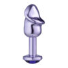 Plug Anal Penis Metalizado 8,2 X 2,86cm com Pedra Linha Lite Plug Sexy Fantasy