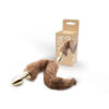 SF266-Dourado_2 Plug Anal com Rabo Raposa Linha Lite Plug Sexy Fantasy