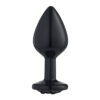 SF273-Preto_2 Plug Anal M Metalizado com Pedra Cravejada Linha Lite Plug Sexy Fantasy